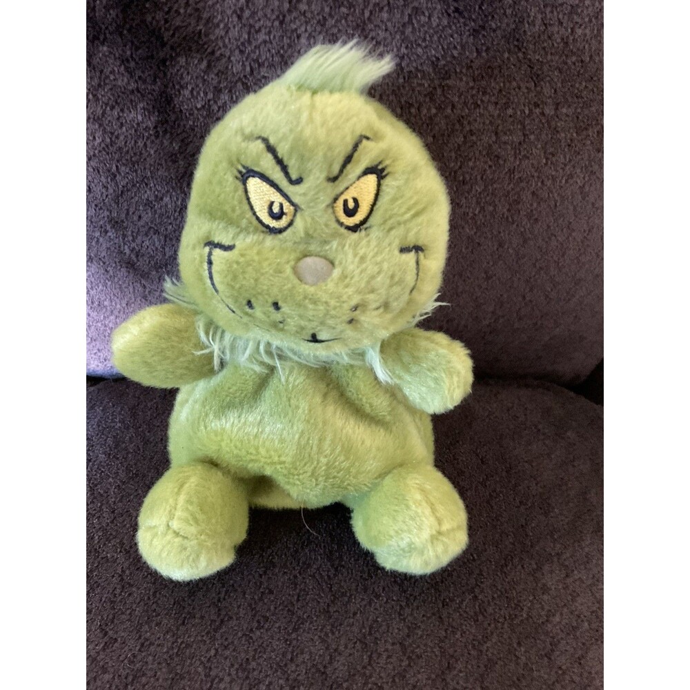 Aurora Dr. Seuss The Green Grinch Palm Pals Plush Toy NWT